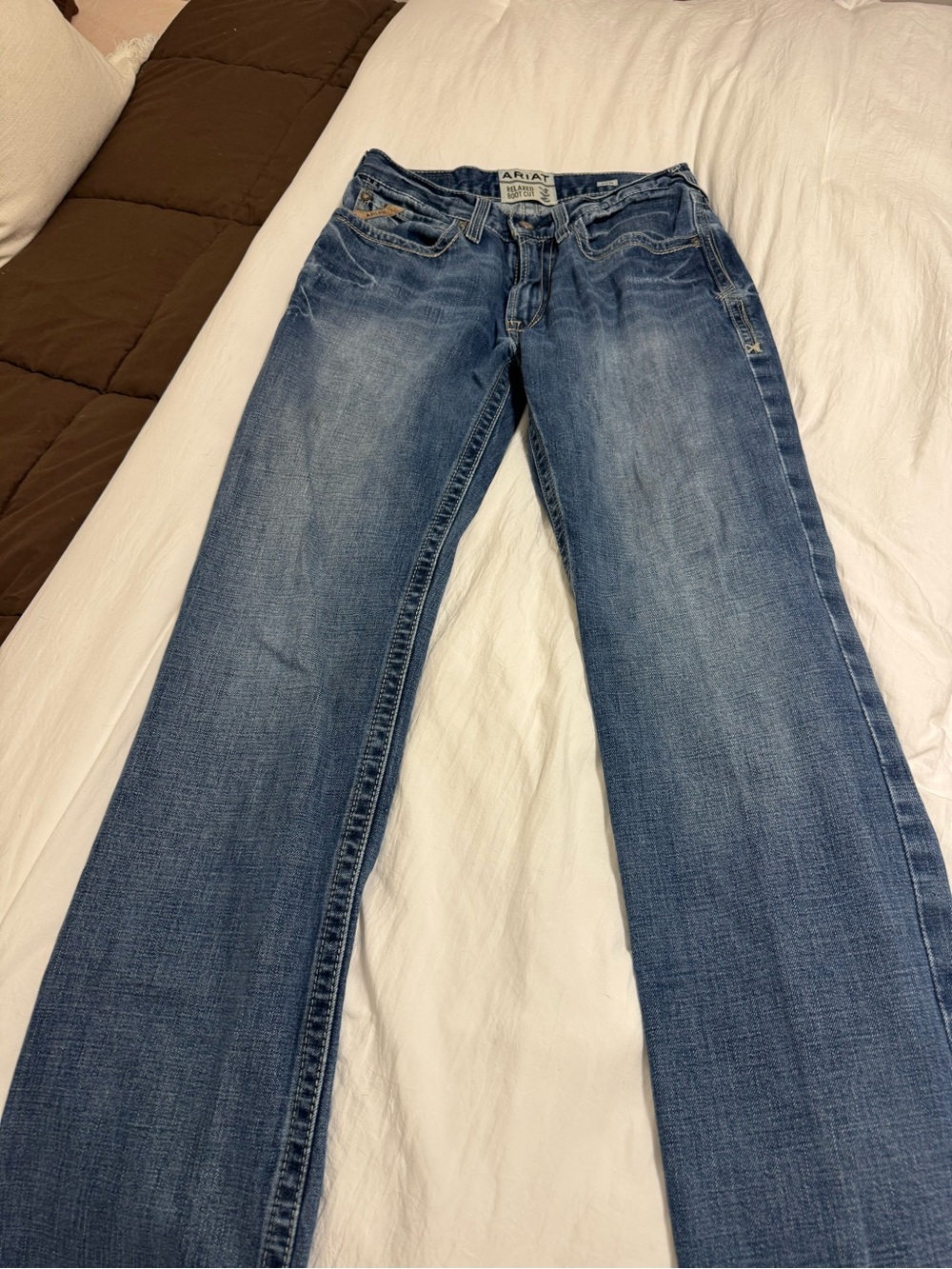 Ariat men's Medium Blue Flare Jeans
